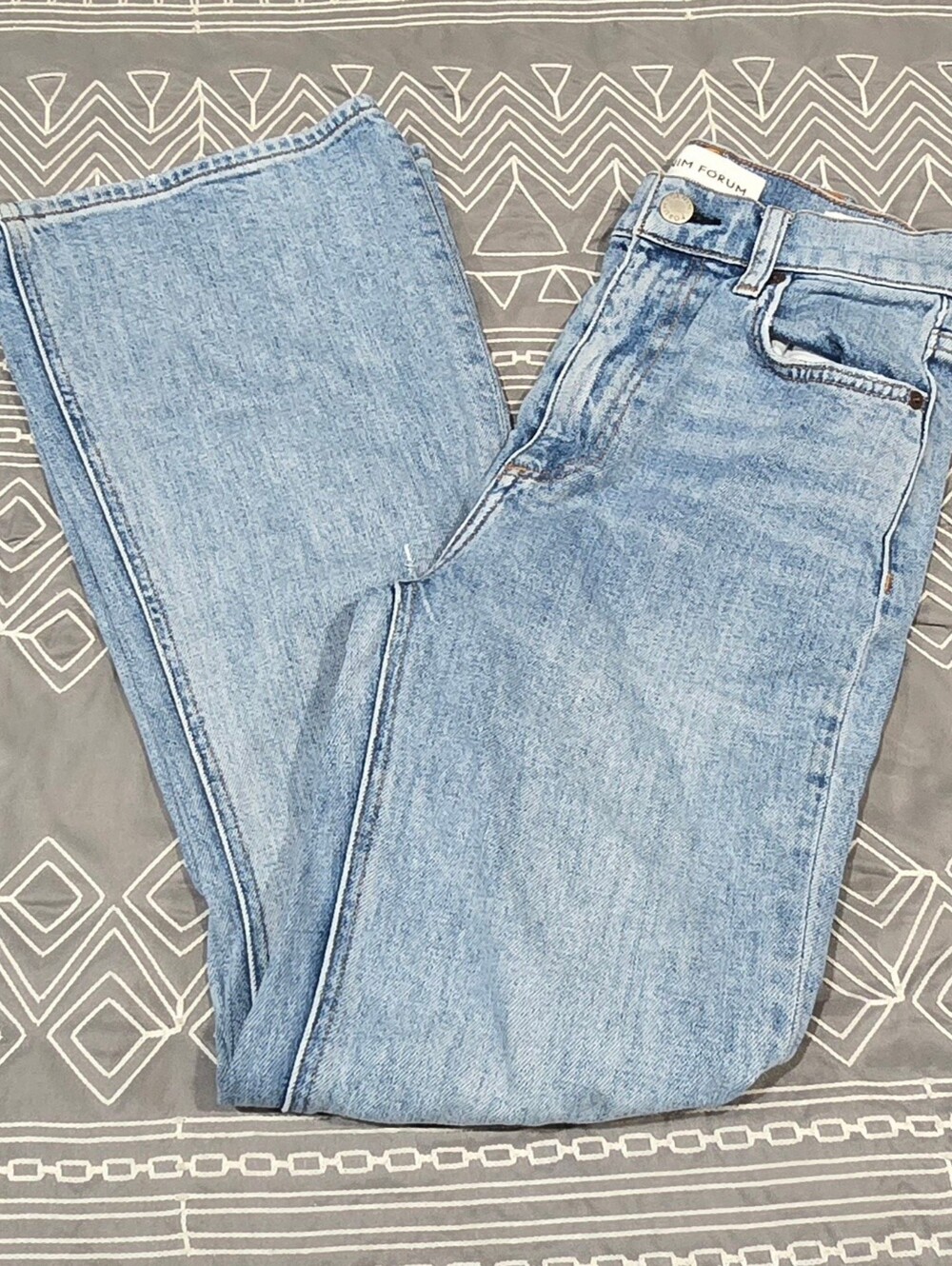 Denim Forum The Twiggy High Rise Flare Size 24